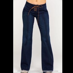 IDYLLWIND front lace up jeans